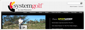 System Golf Website Design