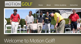 Golf Professional Website Design